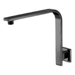 BADUNDKUCHE BKS09A ECKIG CURVED SQUARE SHOWER ARM CHROME AND COLOURED - Urban Designs Bathroom and Kitchen
