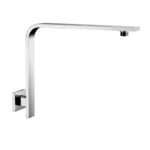 BADUNDKUCHE BKS09A ECKIG CURVED SQUARE SHOWER ARM CHROME AND COLOURED - Urban Designs Bathroom and Kitchen