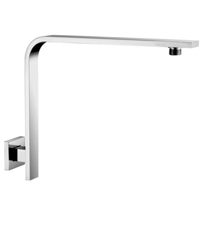 BADUNDKUCHE BKS09A ECKIG CURVED SQUARE SHOWER ARM CHROME AND COLOURED - Urban Designs Bathroom and Kitchen