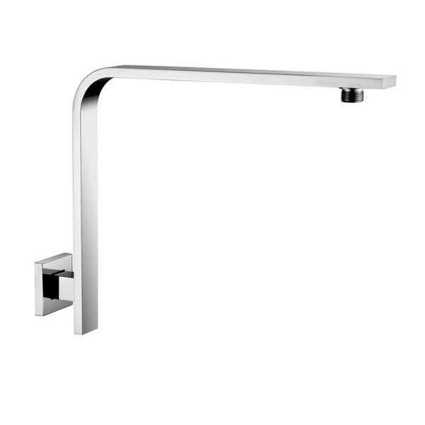 BADUNDKUCHE BKS09A ECKIG CURVED SQUARE SHOWER ARM CHROME AND COLOURED - Urban Designs Bathroom and Kitchen
