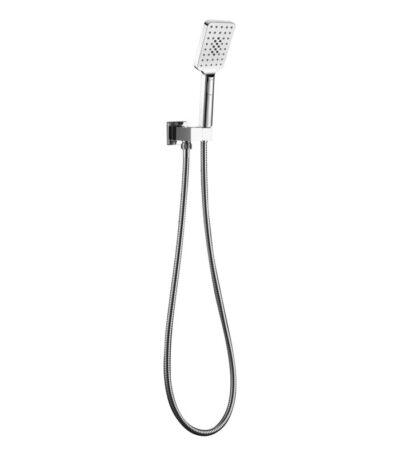 BADUNDKUCHE BKS102 HANDEL ECKIG MULTI-FUNCTION SQUARE SHOWER ON BRACKET CHROME AND COLOURED - Urban Designs Bathroom and Kitchen
