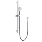 BADUNDKUCHE BKS103 WÄHLEN 10 ROUND MULTI-FUNCTION SLIDING SHOWER ON RAIL CHROME - Urban Designs Bathroom and Kitchen