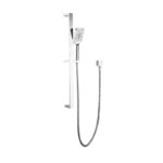 BADUNDKUCHE BKS104 HANDEL ECKIG MULTI-FUNCTION SQUARE SLIDING SHOWER ON RAIL CHROME AND COLOURED - Urban Designs Bathroom and Kitchen