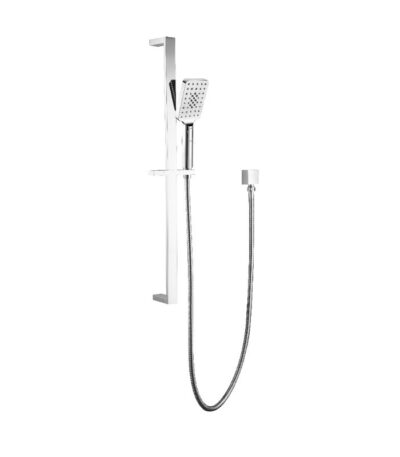 BADUNDKUCHE BKS104 HANDEL ECKIG MULTI-FUNCTION SQUARE SLIDING SHOWER ON RAIL CHROME AND COLOURED - Urban Designs Bathroom and Kitchen
