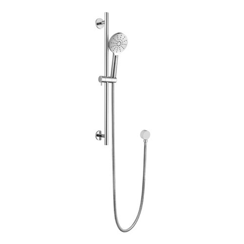 BADUNDKUCHE BKS105 HANDEL RUND MULTI-FUNCTION ROUND SLIDING SHOWER ON RAIL CHROME AND COLOURED - Urban Designs Bathroom and Kitchen