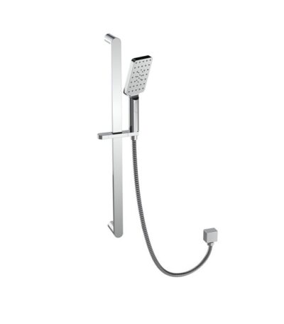 BADUNDKUCHE BKS108 HANDEL OVAL MULTIFUNCTION SLIDING SHOWER ON RAIL CHROME AND COLOURED - Urban Designs Bathroom and Kitchen
