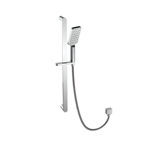 BADUNDKUCHE BKS108 HANDEL OVAL MULTIFUNCTION SLIDING SHOWER ON RAIL CHROME AND COLOURED - Urban Designs Bathroom and Kitchen