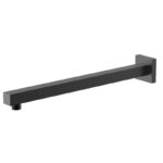 BADUNDKUCHE BKS10A ECKIG SQUARE SHOWER ARM 400MM CHROME / MATTE BLACK - Urban Designs Bathroom and Kitchen