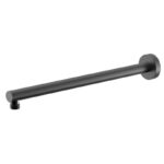 BADUNDKUCHE BKS11A RUND ROUND SHOWER ARM 400MM CHROME / MATT BLACK - Urban Designs Bathroom and Kitchen