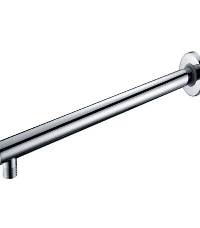 BADUNDKUCHE BKS11A RUND ROUND SHOWER ARM 400MM CHROME / MATT BLACK - Urban Designs Bathroom and Kitchen
