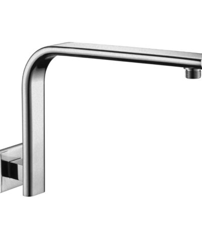BADUNDKUCHE BKS15A ECKIG CURVED SHOWER ARM CHROME AND COLOURED - Urban Designs Bathroom and Kitchen