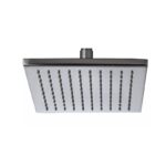 BADUNDKUCHE BKS200B ECKIG SQUARE RAIN SHOWER HEAD 200MM CHROME / MATT BLACK - Urban Designs Bathroom and Kitchen