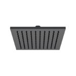 BADUNDKUCHE BKS200B ECKIG SQUARE RAIN SHOWER HEAD 200MM CHROME / MATT BLACK - Urban Designs Bathroom and Kitchen