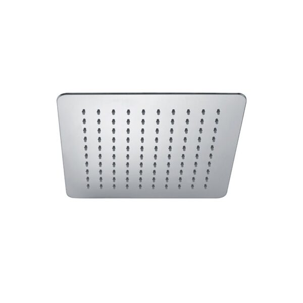 BADUNDKUCHE BKS200S ECKIG SQUARE RAIN SHOWER HEAD 200MM CHROME AND MATTE BLACK - Urban Designs Bathroom and Kitchen