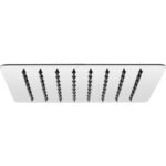 BADUNDKUCHE BKS400S ECKIG SQUARE RAIN SHOWER HEAD 400MM STAINLESS STEEL - Urban Designs Bathroom and Kitchen