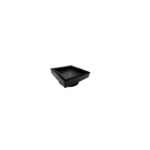 BADUNDKUCHE BKSF02 WAHLEN 10 ECKIG SMART TILE WASTE 100MM DIA CHROME / MATTE BLACK - Urban Designs Bathroom and Kitchen