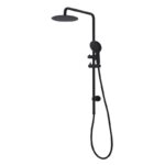 BADUNDKUCHE BKSR203 RUND MULTI-FUNCTION SLIDING SHOWER WITH OVERHEAD RAIN SHOWER CHROME AND COLOURED - Urban Designs Bathroom and Kitchen
