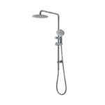 BADUNDKUCHE BKSR203 RUND MULTI-FUNCTION SLIDING SHOWER WITH OVERHEAD RAIN SHOWER CHROME AND COLOURED - Urban Designs Bathroom and Kitchen