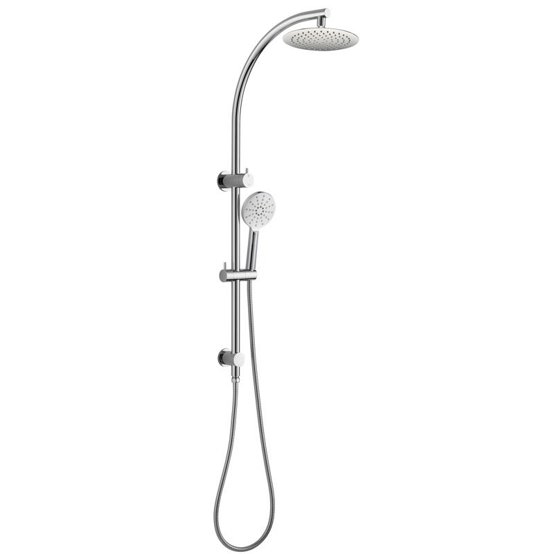 BADUNDKUCHE BKSR205 RUND MULTI-FUNCTION SHOWER WITH 200MM OVERHEAD RAIN SHOWER CHROME AND COLOURED - Urban Designs Bathroom and Kitchen