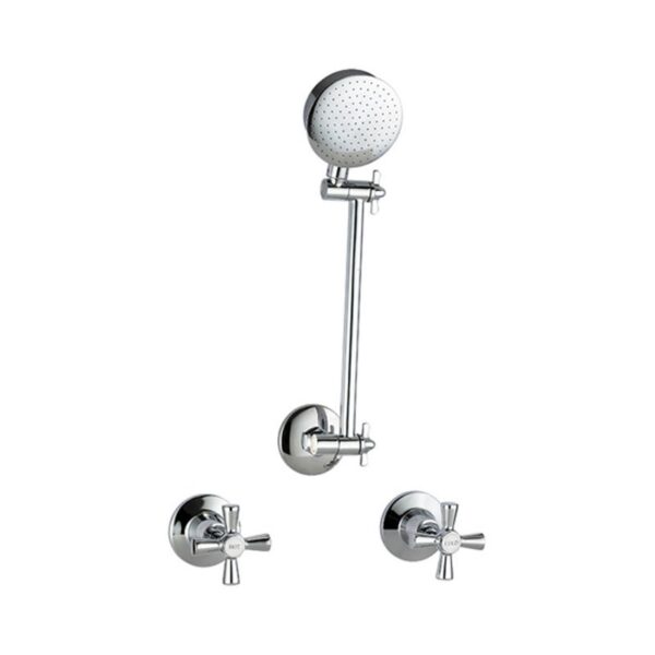 BADUNDKUCHE BKTE05 WÄHLEN 10 EASY CLEAN SHOWER SET CHROME - Urban Designs Bathroom and Kitchen