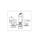 BADUNDKUCHE BKTJ05 WÄHLEN 10 PIN QUARTER TURN SHOWER SET CHROME - Urban Designs Bathroom and Kitchen