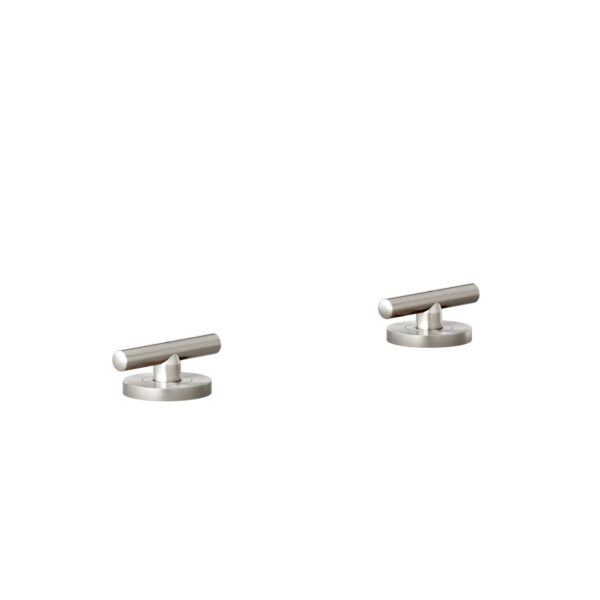 Barre Assembly Bench-Mounted Taps - Brushed Nickel