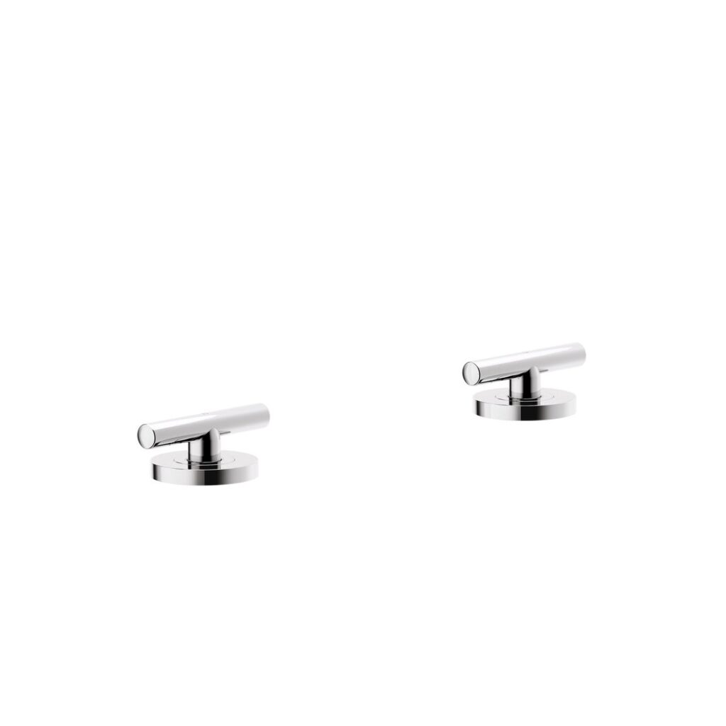 Barre Assembly Bench-Mounted Taps - Chrome