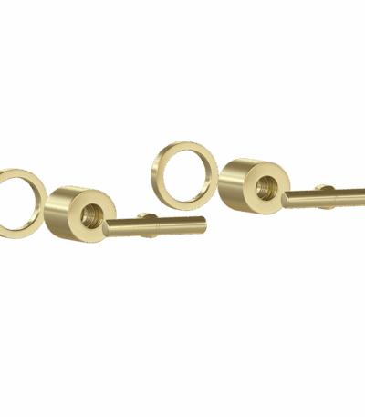 Barre Assembly Handle Kit – Brushed Brass