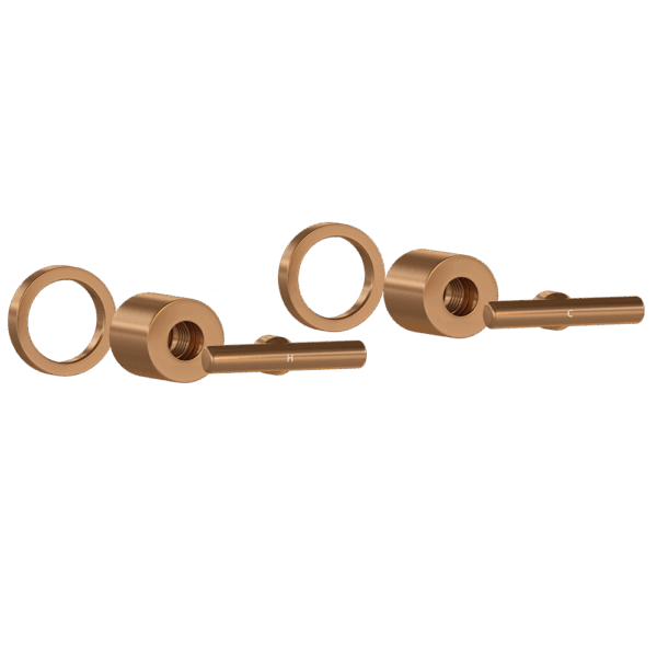 Barre Assembly Handle Kit - Brushed Copper