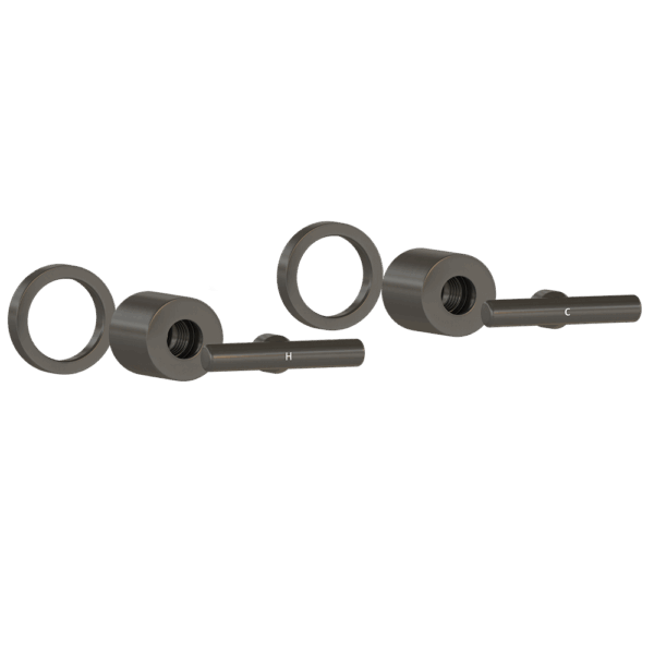 Barre Assembly Handle Kit – Brushed Gunmetal