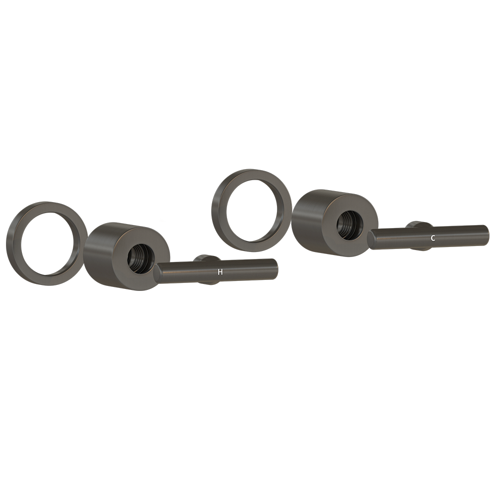 Barre Assembly Handle Kit – Brushed Gunmetal