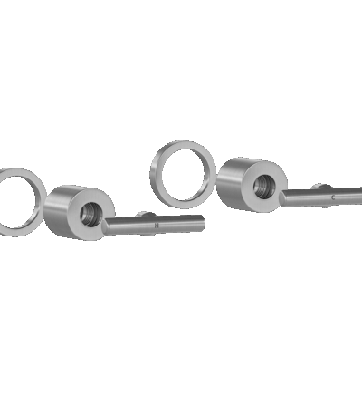 Barre Assembly Handle Kit – Brushed Nickel