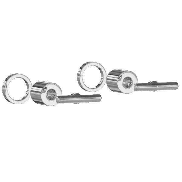 Barre Assembly Handle Kit - Chrome