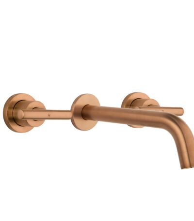 Barre Assembly Taps & Spout Set - Brushed Copper