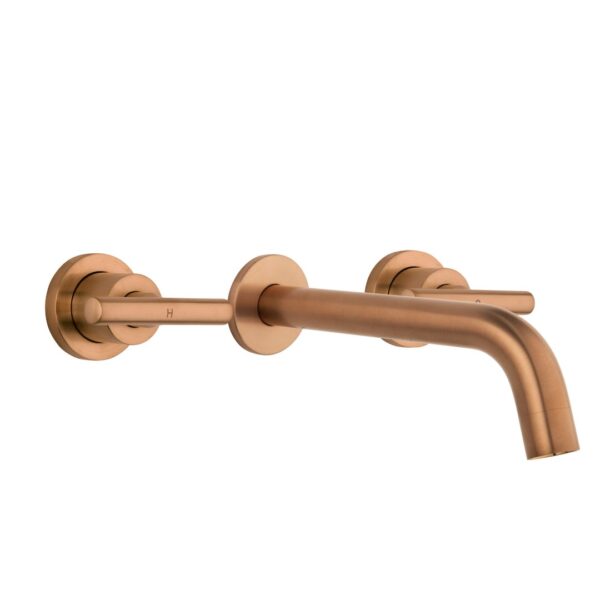 Barre Assembly Taps & Spout Set - Brushed Copper