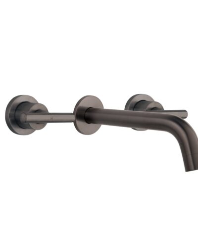 Barre Assembly Taps & Spout Set - Brushed Gunmetal