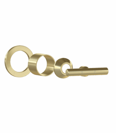 Barre Progressive Handle Kit – Brushed Brass