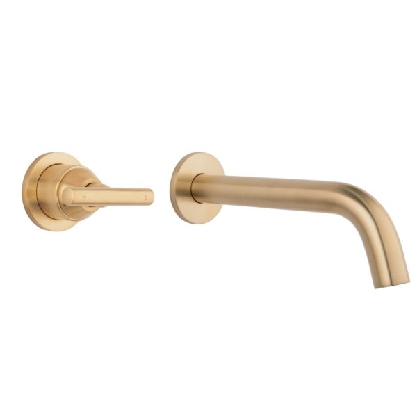 Barre Progressive Mixer & Spout Set - Brushed Brass