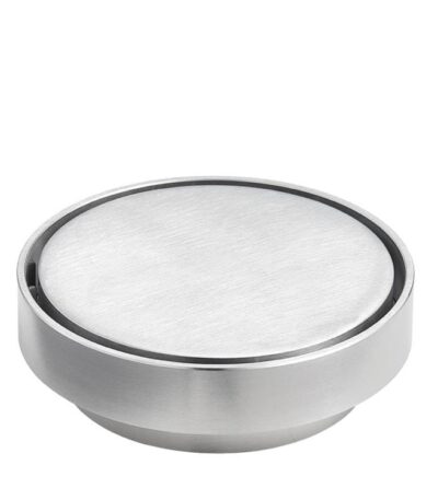 BATHEX Chrome Round Tile Insert Floor Waste Shower Grate Drain (88mm outlet) | TIR-CH115