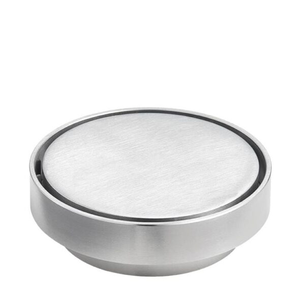 BATHEX Chrome Round Tile Insert Floor Waste Shower Grate Drain (88mm outlet) | TIR-CH115