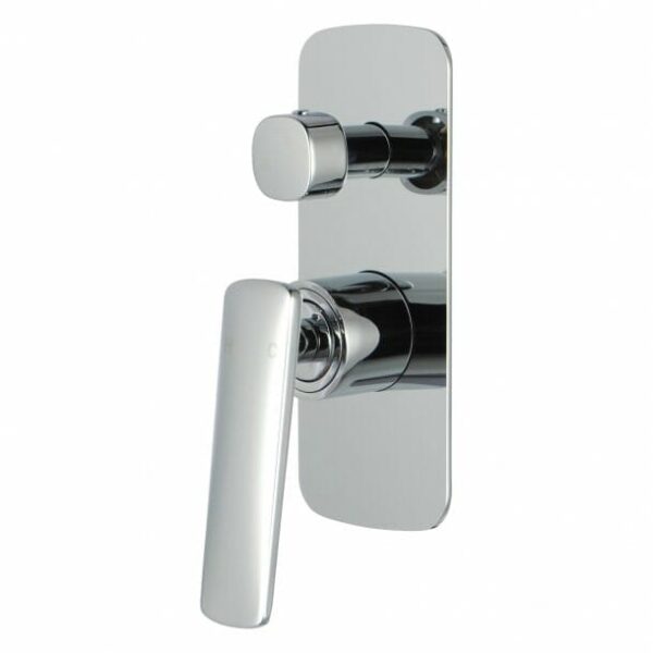 Bathroom Chrome Shower/Bath Wall Mixer with Diverter | CH0157.ST