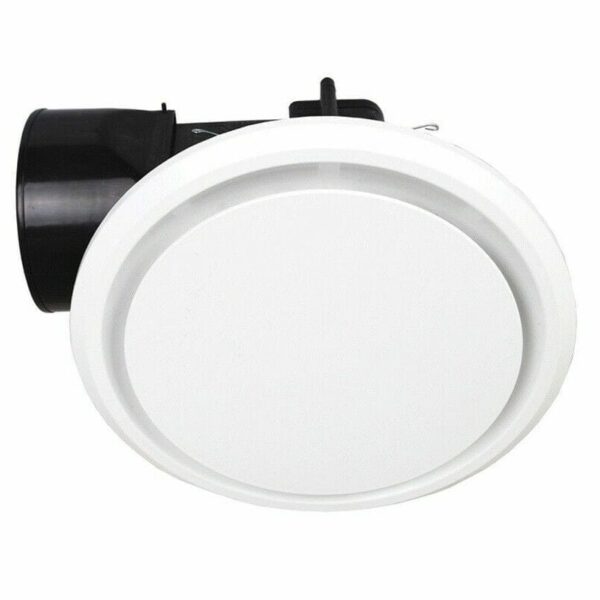 Bathroom Round Duct Ventilation Ceiling Exhaust Fan White