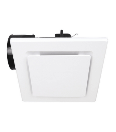 Bathroom Square Duct Ventilation Ceiling Exhaust Fan White
