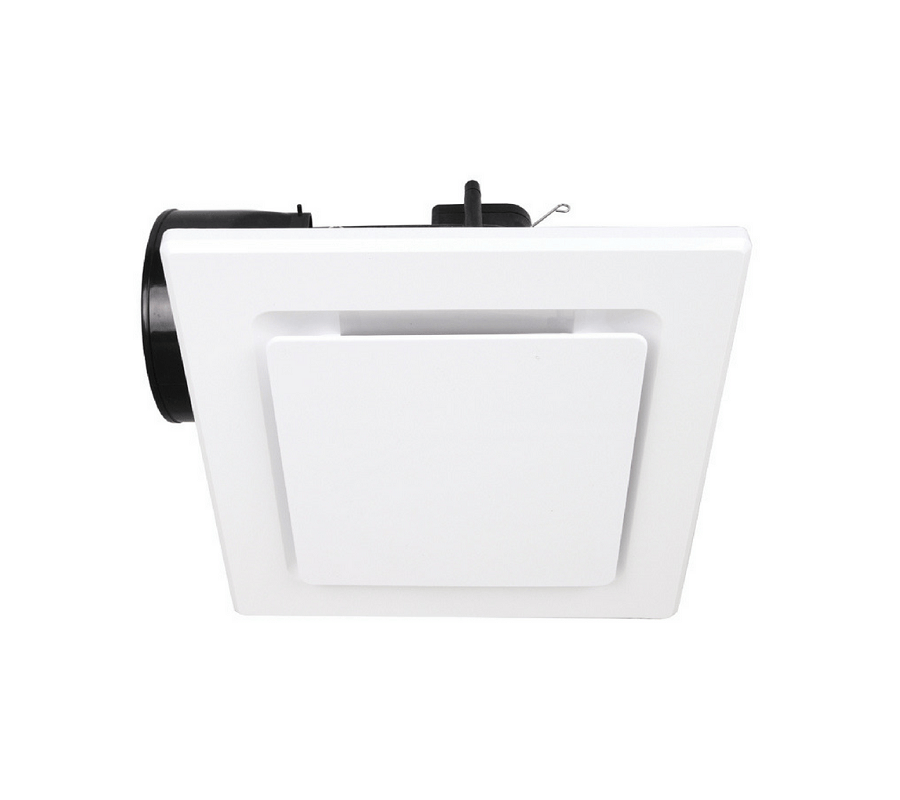 Bathroom Square Duct Ventilation Ceiling Exhaust Fan White