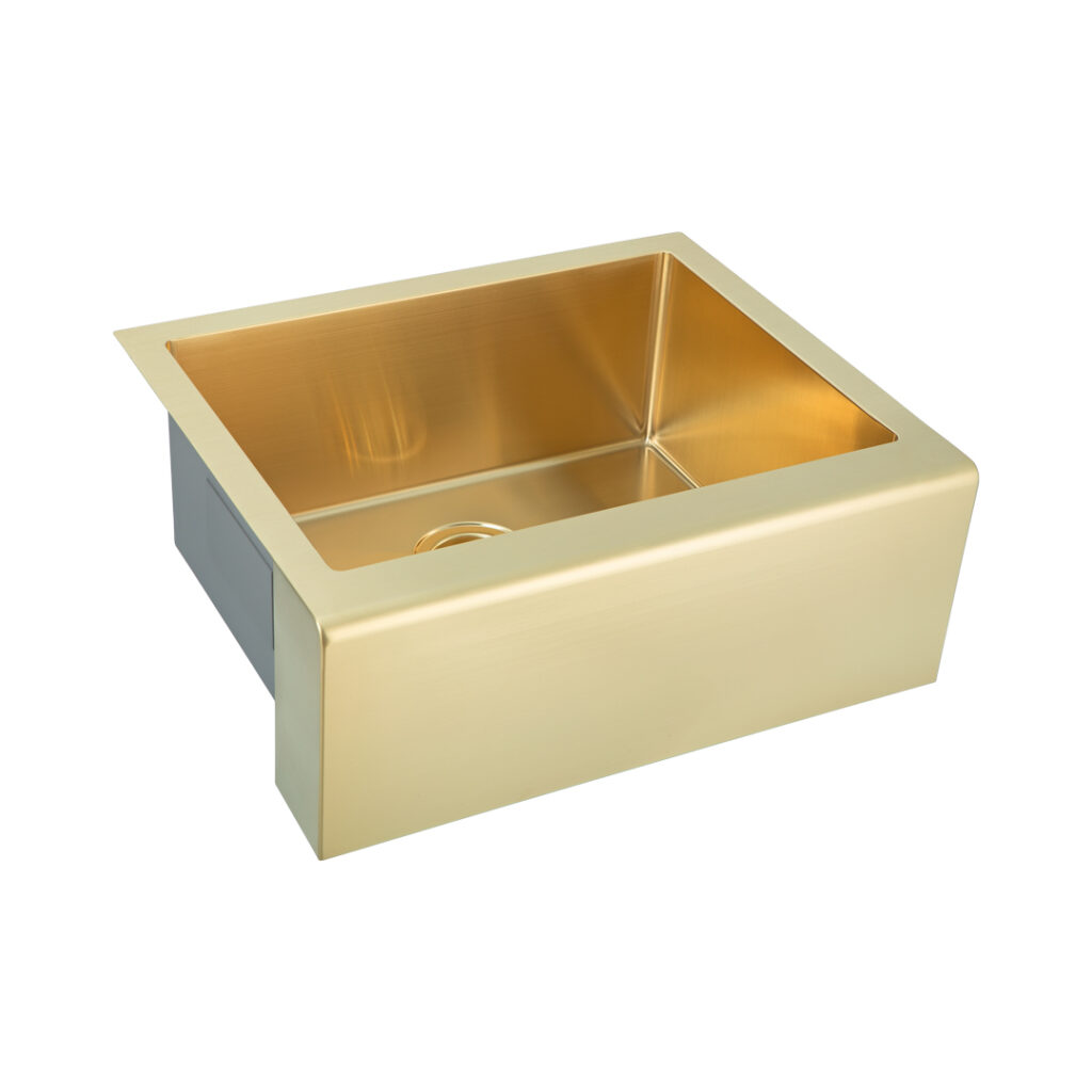 Belfast Farmhouse Kitchen Sink – Brushed Brass