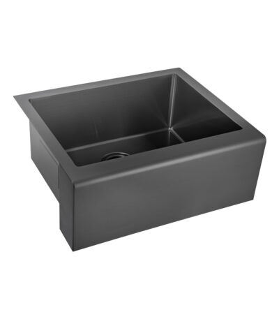Belfast Farmhouse Kitchen Sink – Brushed Gunmetal