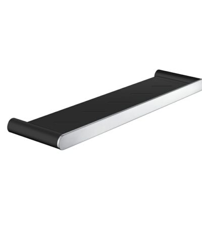 Bellino Black & Chrome Towel Shelf