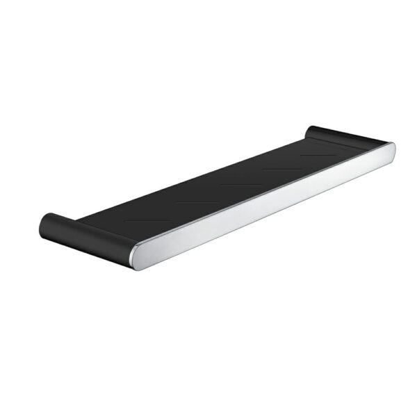 Bellino Black & Chrome Towel Shelf