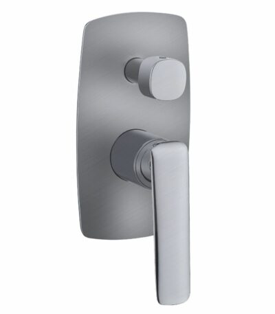 Bellino Brushed Nickel Shower Mixer With Diverter | WMD204.05