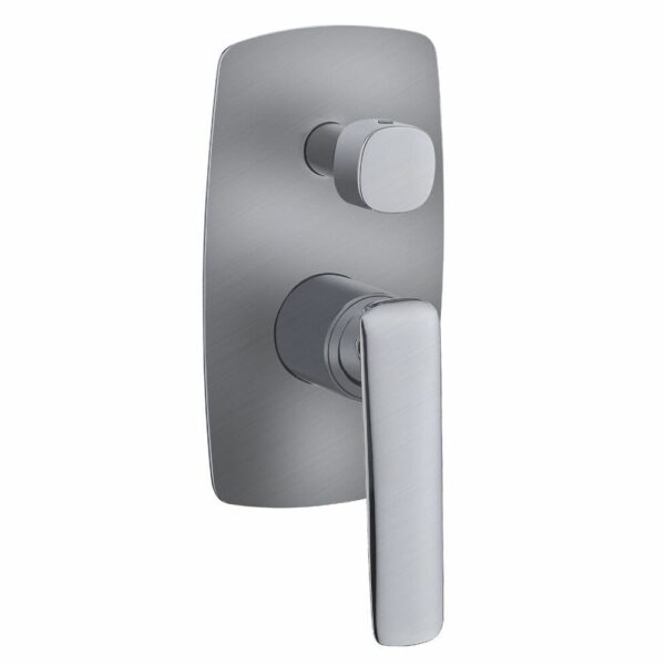 Bellino Brushed Nickel Shower Mixer With Diverter | WMD204.05
